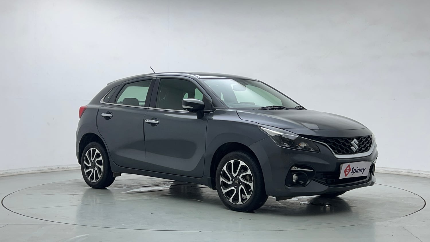 Used 2023 Maruti Suzuki Baleno Alpha MT Petrol Manual exterior RIGHT FRONT CORNER VIEW