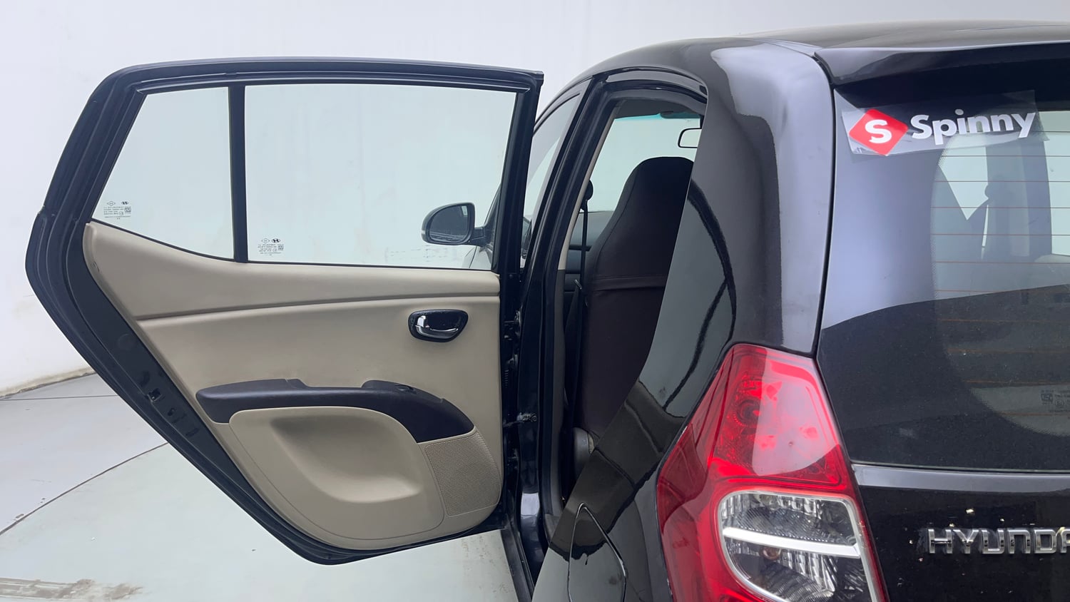 Used 2012 Hyundai i10 Sportz 1.2 Kappa2 Petrol Manual interior LEFT REAR DOOR OPEN VIEW