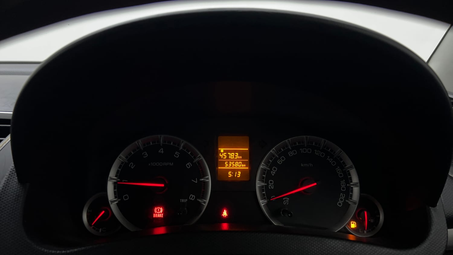 Used 2016 Maruti Suzuki Swift VXi Petrol Manual interior CLUSTERMETER VIEW