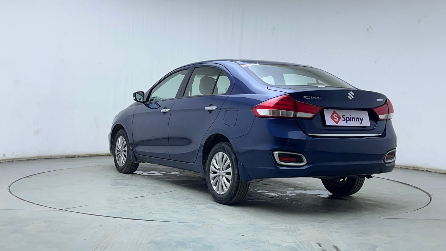Used 2018 Maruti Suzuki Ciaz Zeta Hybrid 1.5 AT Petrol Automatic exterior LEFT REAR CORNER VIEW