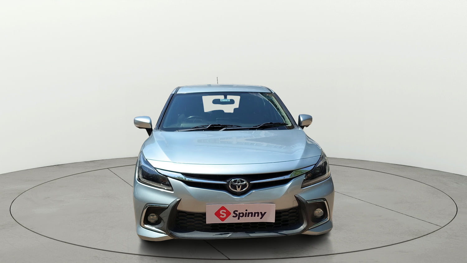 Used 2024 Toyota Glanza V Petrol Manual exterior FRONT VIEW