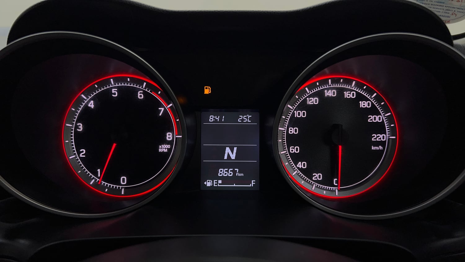 Used 2024 Maruti Suzuki Swift ZXi AMT Petrol Automatic interior CLUSTERMETER VIEW