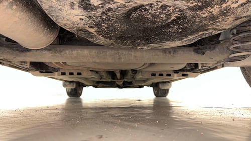 Used 2014 Volkswagen Polo Highline1.2L (P) Petrol Manual extra REAR UNDERBODY VIEW (TAKEN FROM REAR)
