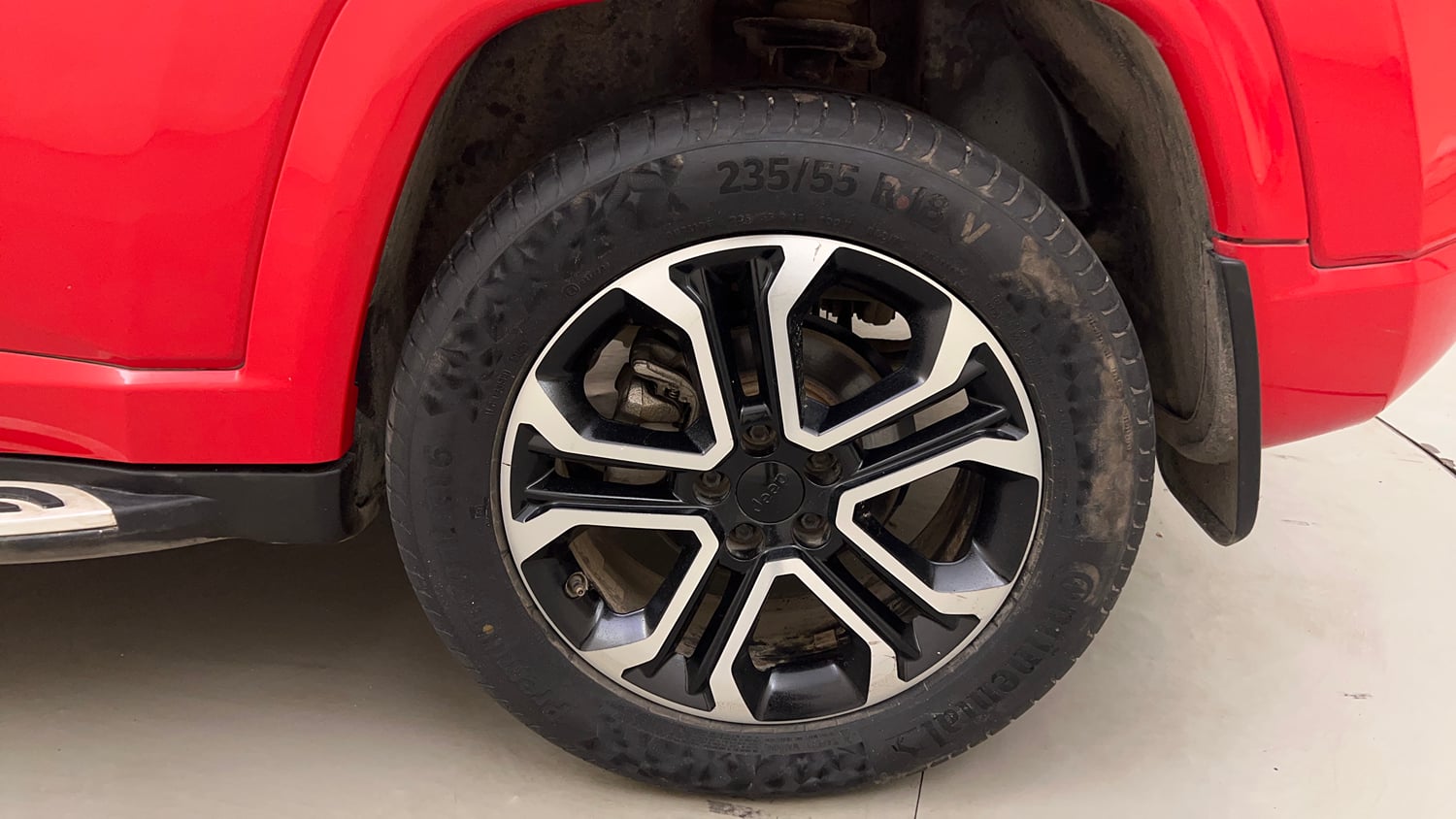 Used 2022 Jeep Compass Model S (O) Diesel 4x4 AT Diesel Automatic tyres LEFT REAR TYRE RIM VIEW