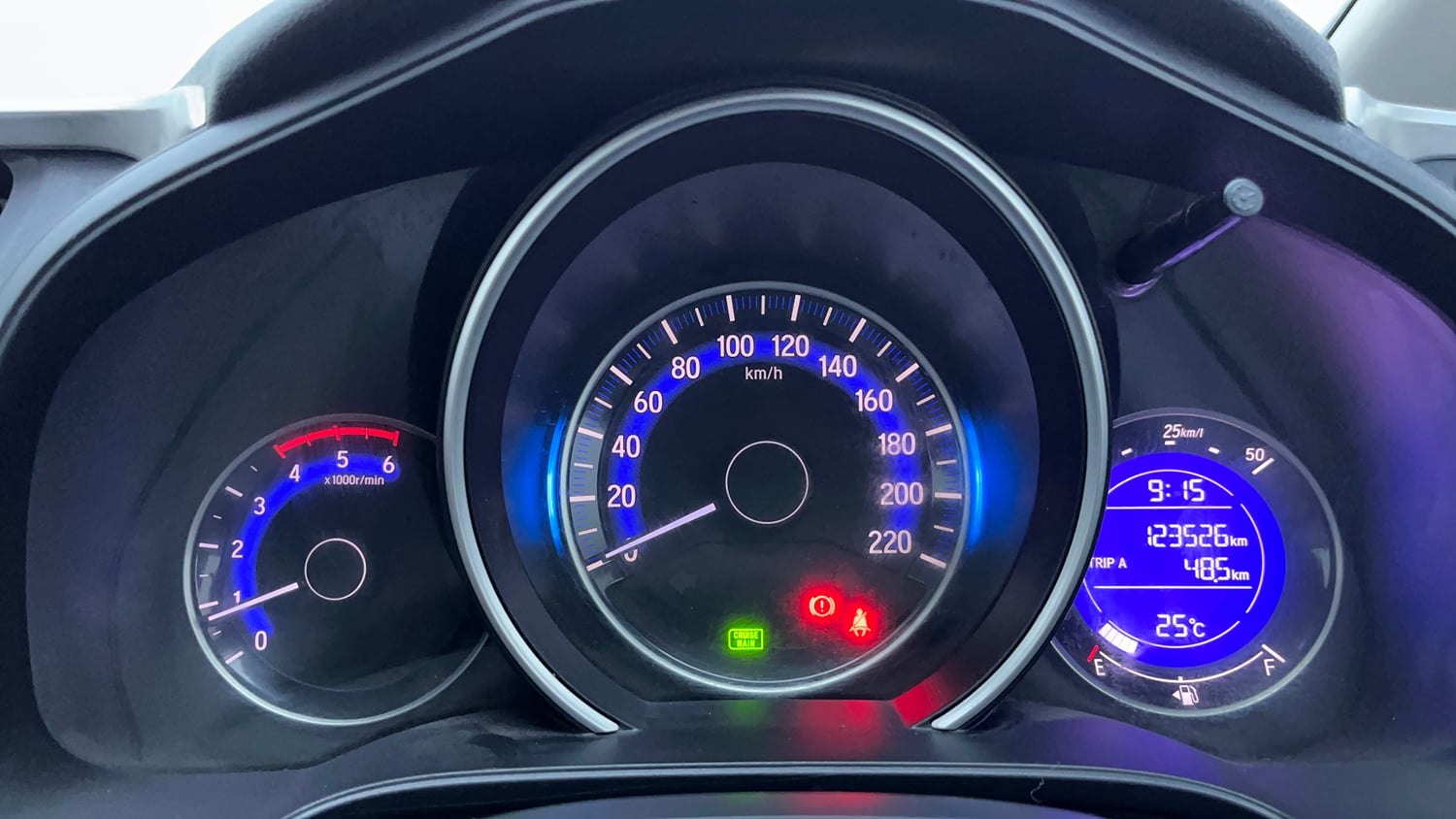 Used 2018 Honda WR-V VX MT Diesel Diesel Manual interior CLUSTERMETER VIEW