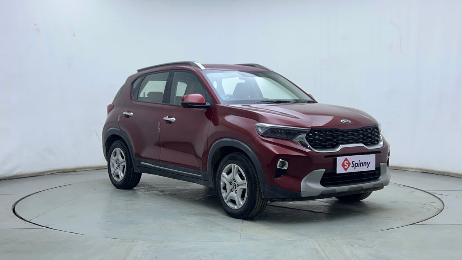 Used 2021 Kia Sonet HTX 1.5 Diesel Manual exterior RIGHT FRONT CORNER VIEW