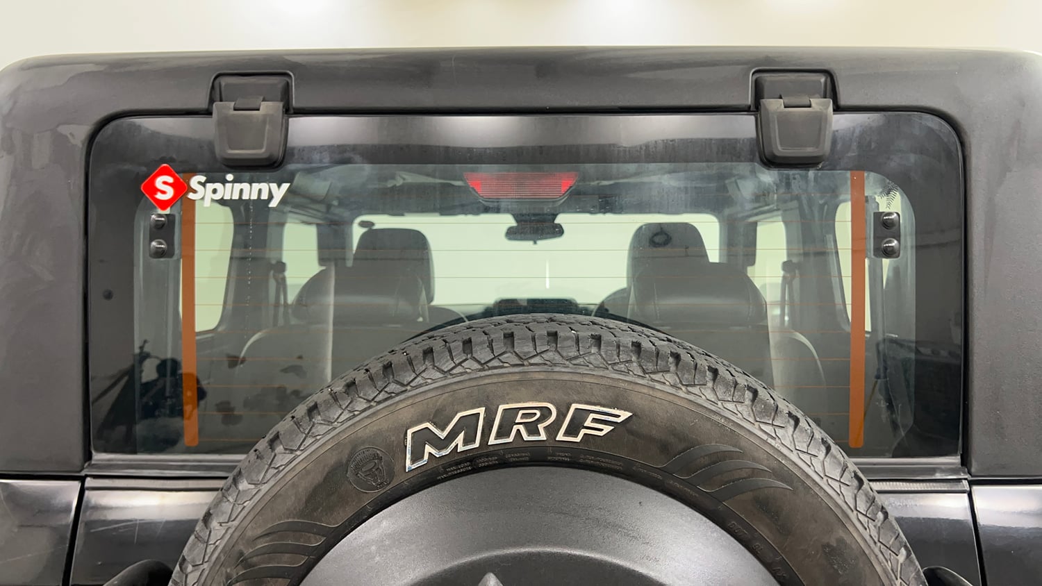 Used 2022 mahindra Thar LX Hard Top Petrol MT 4WD Petrol Manual exterior BACK WINDSHIELD VIEW