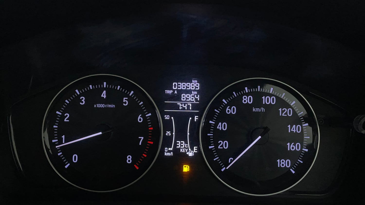 Used 2019 Honda Amaze 1.2 V MT Petrol Petrol Manual interior CLUSTERMETER VIEW