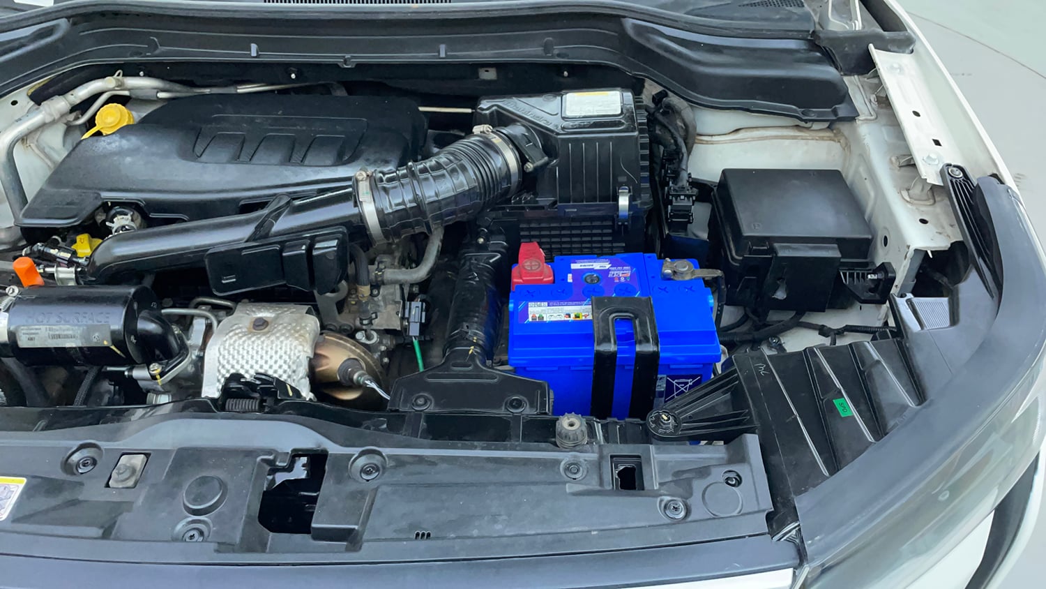 Used 2022 Mahindra XUV 300 W6 1.2 Petrol AMT Petrol Automatic engine ENGINE LEFT SIDE VIEW