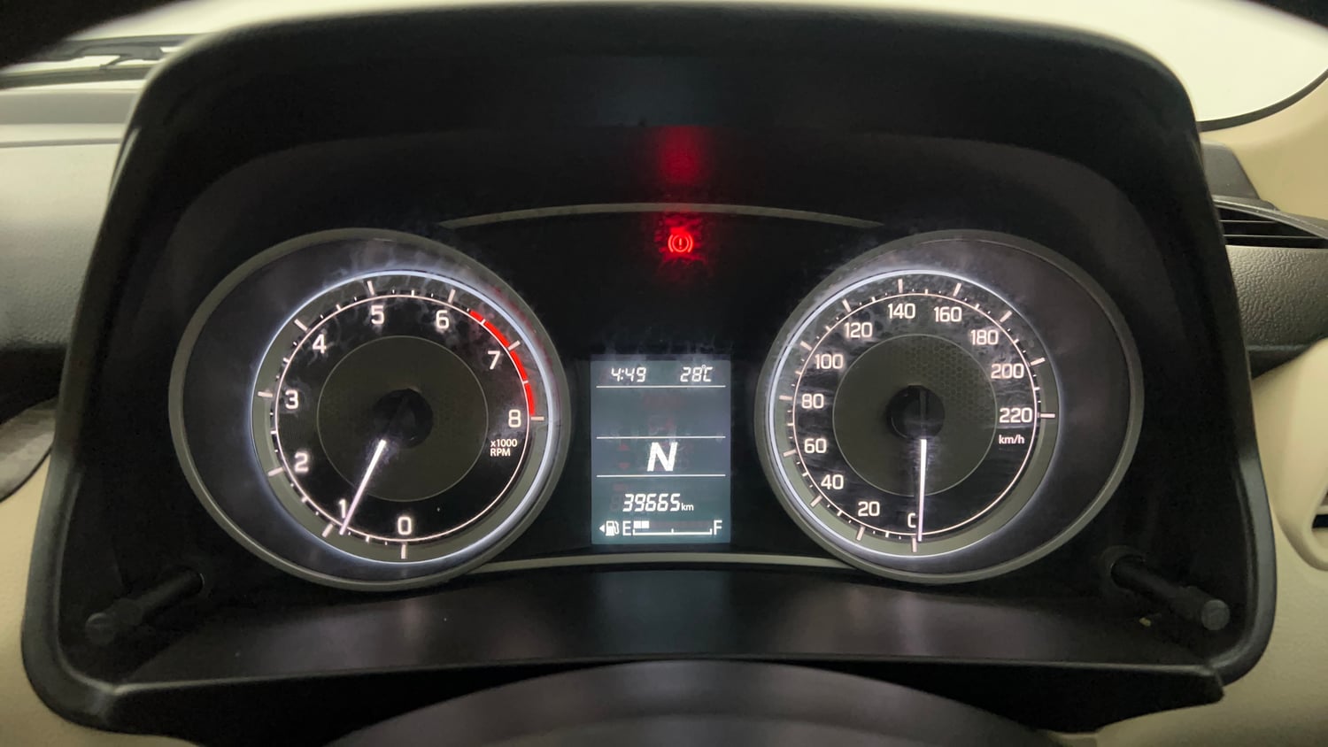 Used 2022 Maruti Suzuki Dzire VXi AGS Petrol Automatic interior CLUSTERMETER VIEW