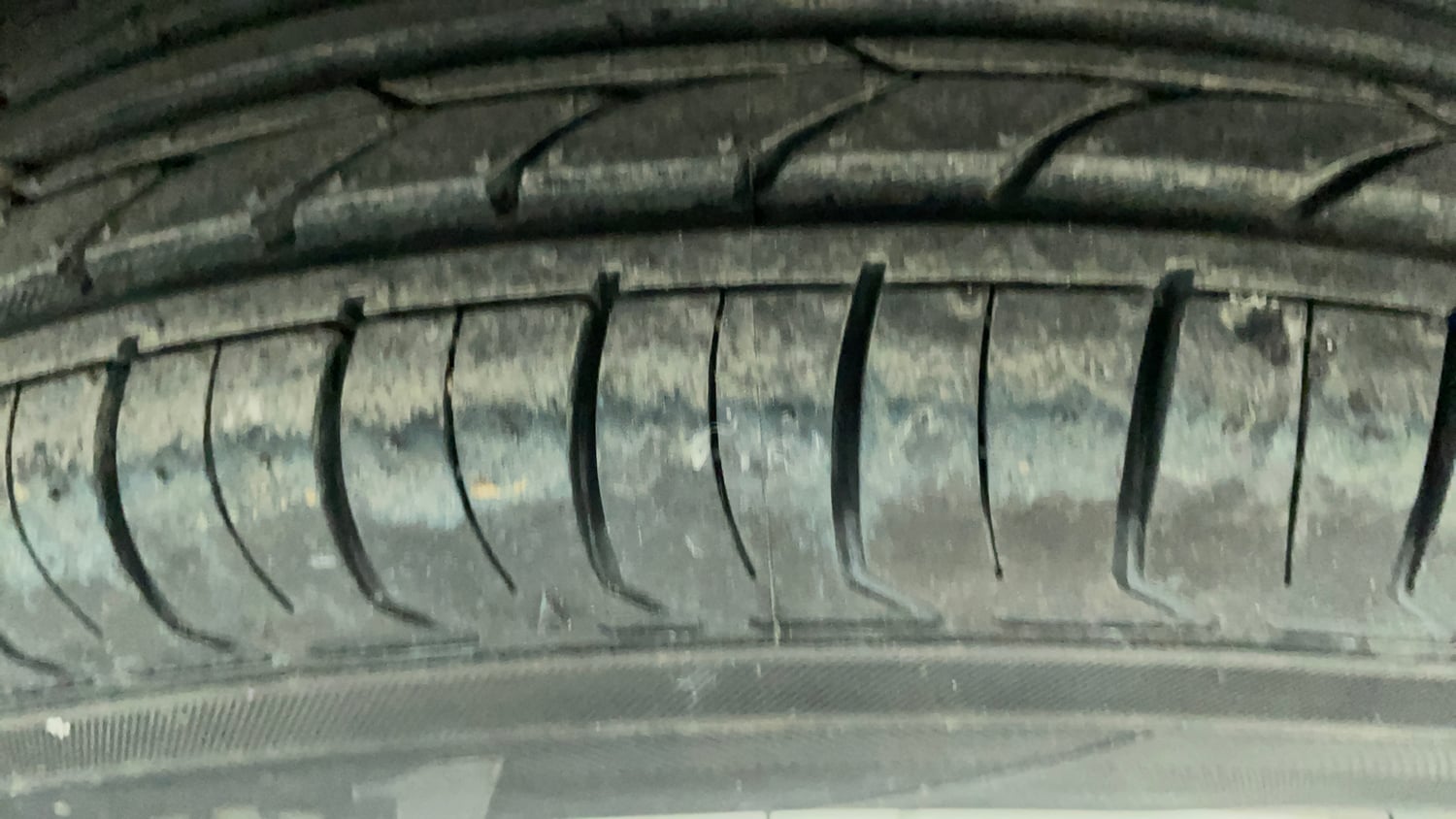 Used 2012 Maruti Suzuki Swift Dzire VXI Petrol Manual tyres LEFT FRONT TYRE TREAD VIEW