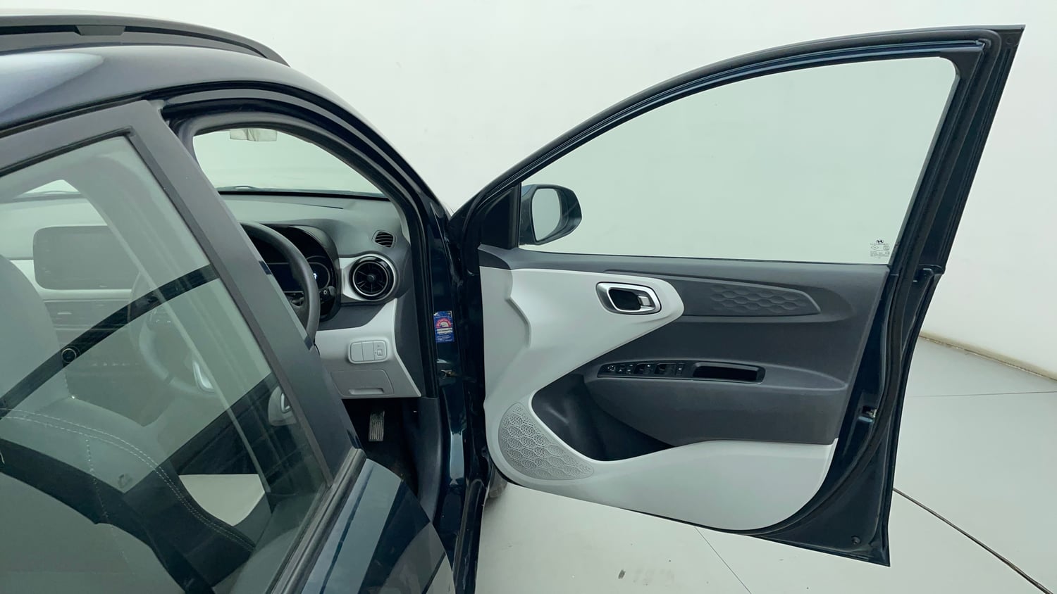 Used 2020 Hyundai Grand i10 Nios Sportz 1.2 Kappa VTVT Petrol Manual interior RIGHT FRONT DOOR OPEN VIEW