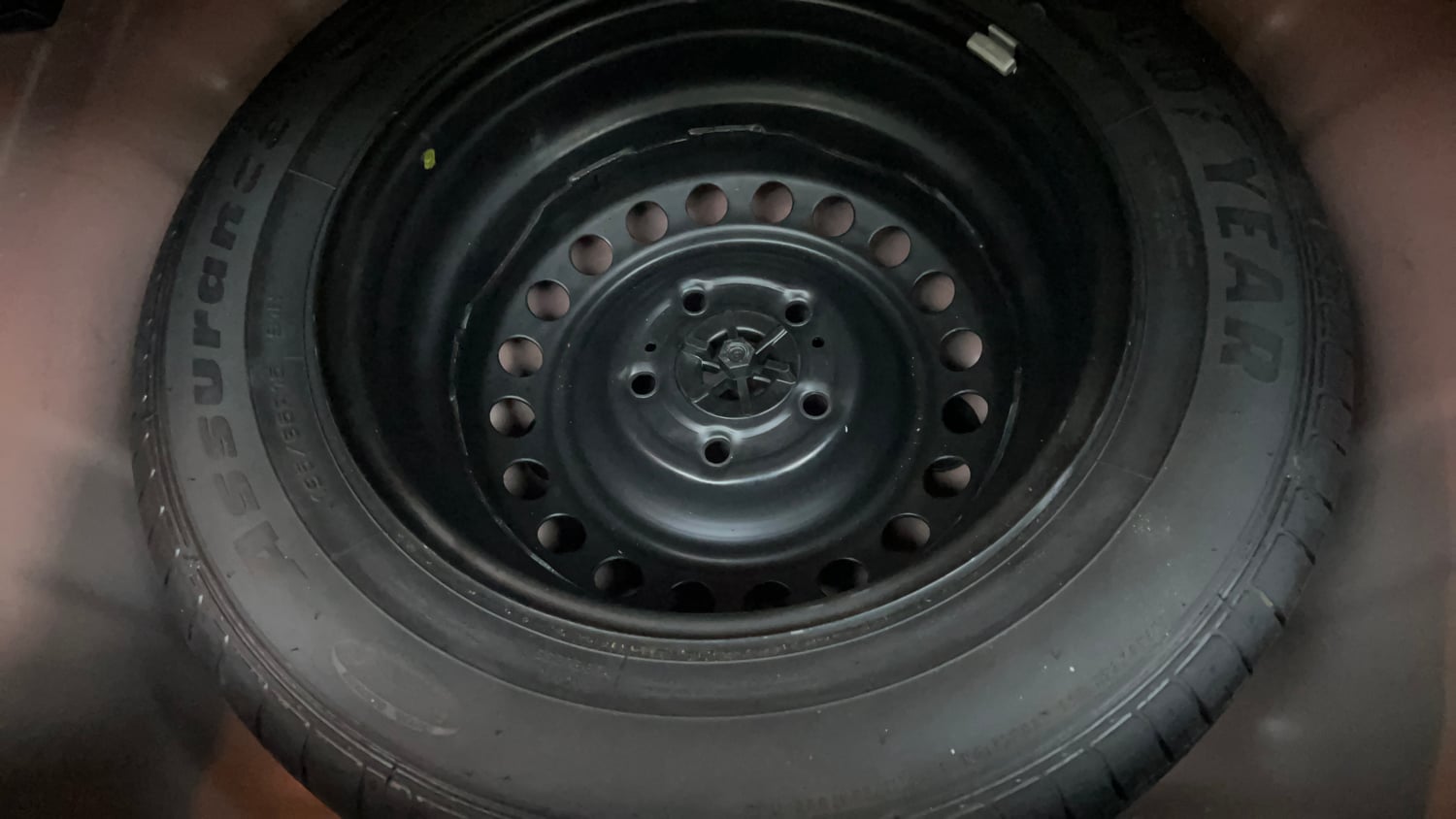 Used 2021 Kia Sonet HTX 1.5 Diesel Manual tyres SPARE TYRE VIEW