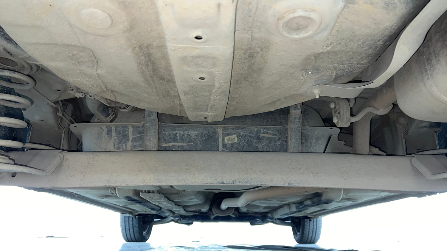 Used 2018 Hyundai Grand i10 Sportz (O) 1.2 Kappa VTVT Petrol Manual extra REAR UNDERBODY VIEW (TAKEN FROM REAR)