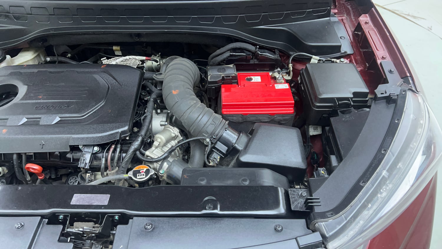 Used 2021 Kia Sonet HTX 1.5 Diesel Manual engine ENGINE LEFT SIDE VIEW