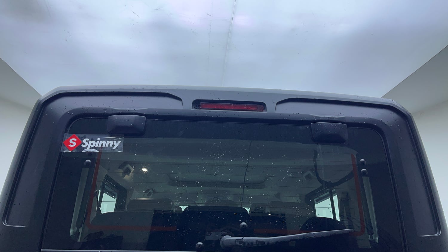 Used 2026 Mahindra Thar Roxx MX5 Petrol AT 2WD Petrol Automatic exterior BACK WINDSHIELD VIEW