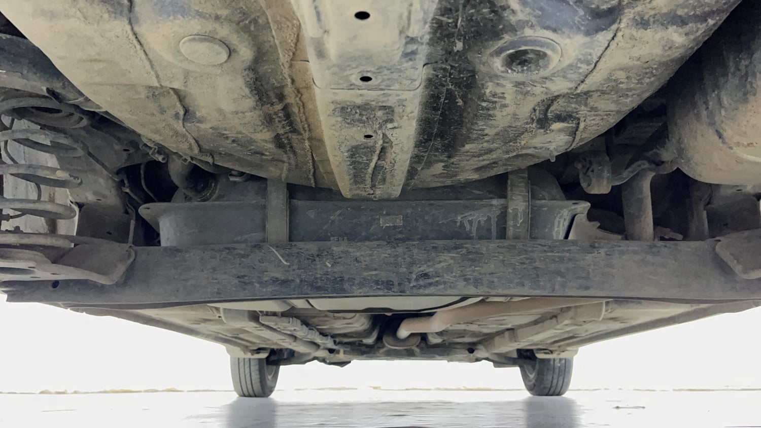 Used 2018 Hyundai Grand i10 Asta 1.2 Kappa VTVT Petrol Manual extra REAR UNDERBODY VIEW (TAKEN FROM REAR)