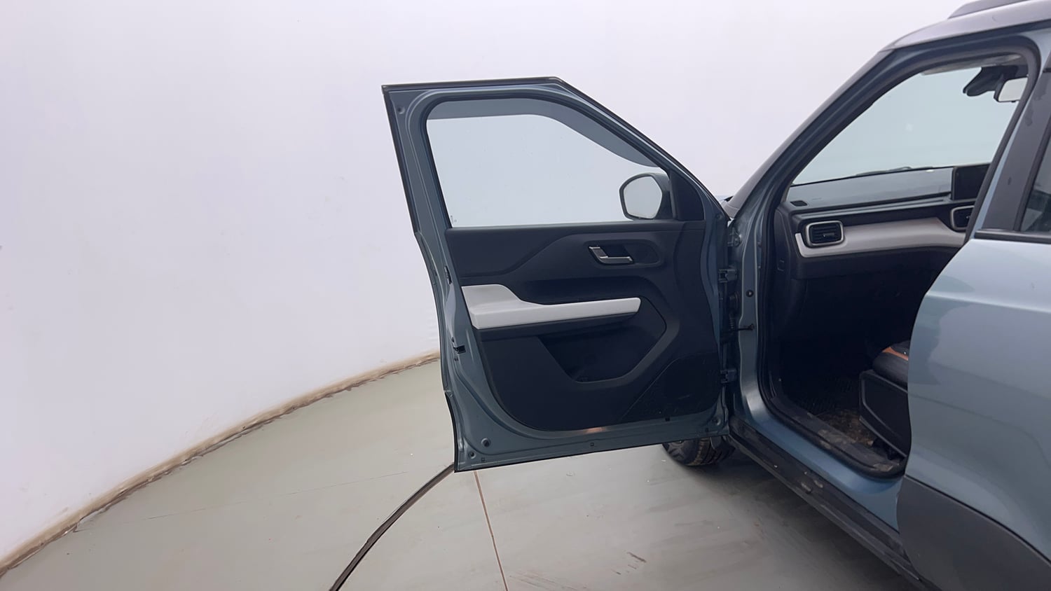 Used 2023 Tata Punch Creative Dual Tone AMT Petrol Automatic interior LEFT FRONT DOOR OPEN VIEW