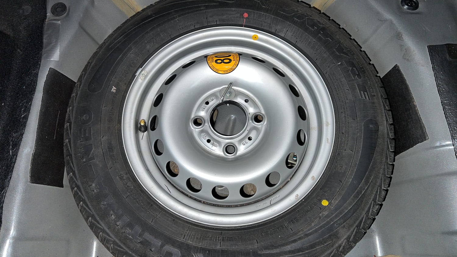 Used 2022 Tata Tiago XZA Plus Petrol Automatic tyres SPARE TYRE VIEW