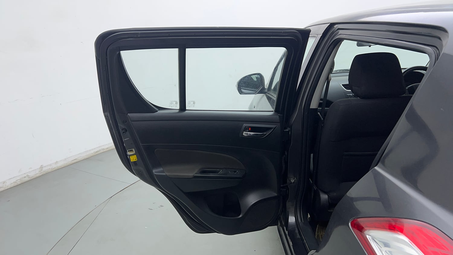 Used 2015 Maruti Suzuki Swift ZXi Petrol Manual interior LEFT REAR DOOR OPEN VIEW