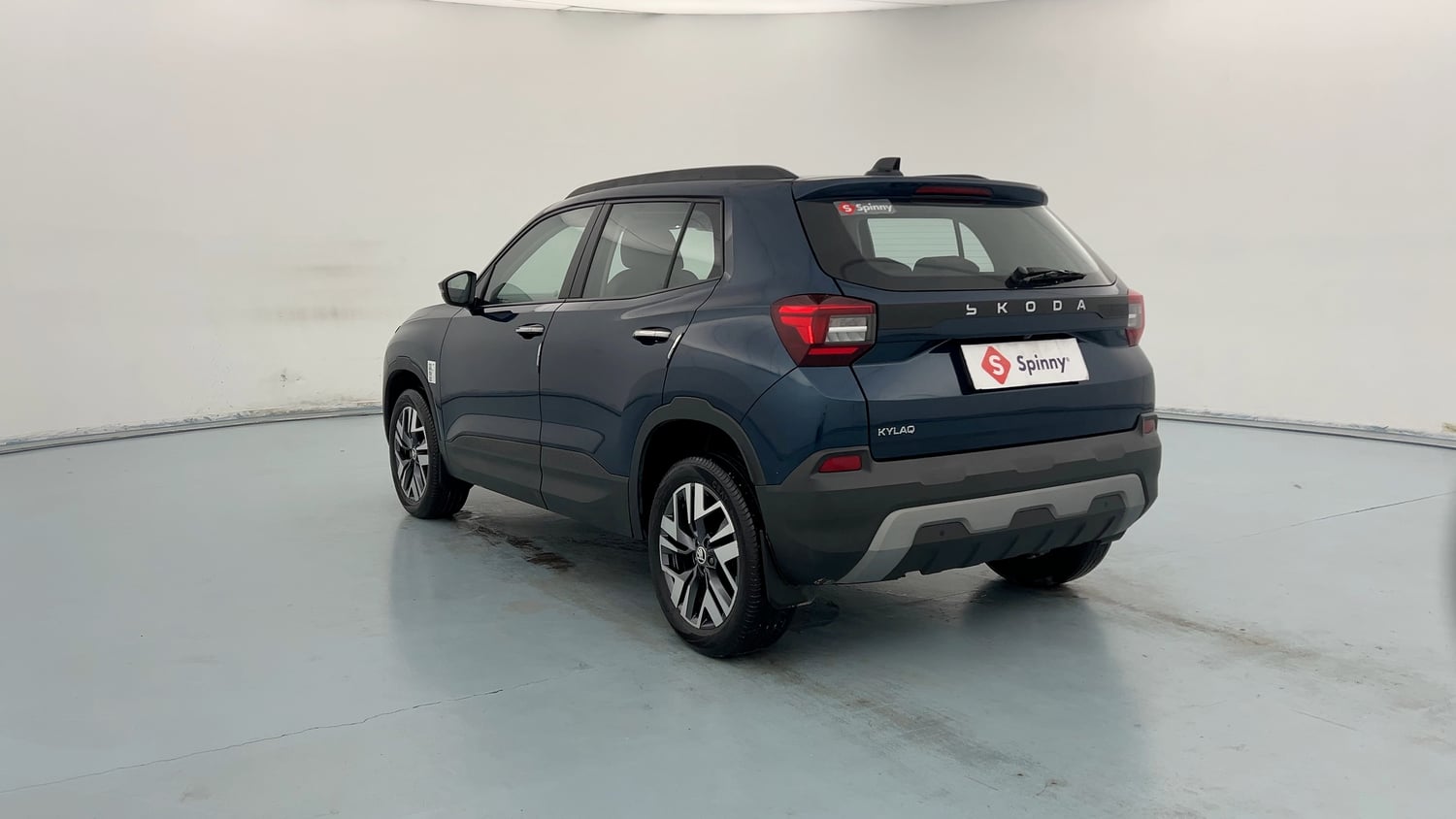 Used 2025 Skoda Kylaq Prestige AT Petrol Automatic exterior LEFT REAR CORNER VIEW