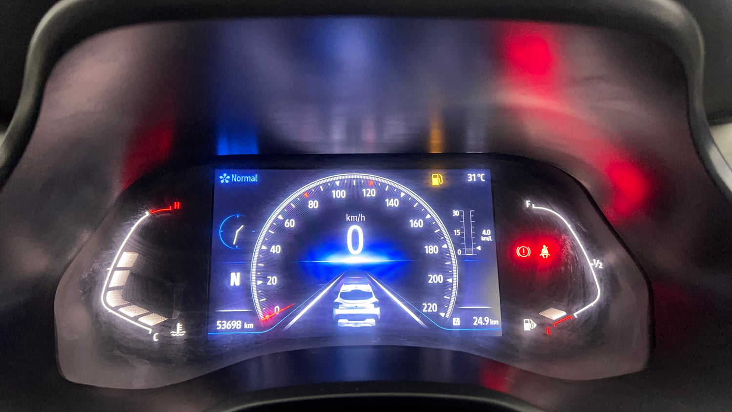 Used 2021 Renault Kiger RXZ AMT Petrol Automatic interior CLUSTERMETER VIEW