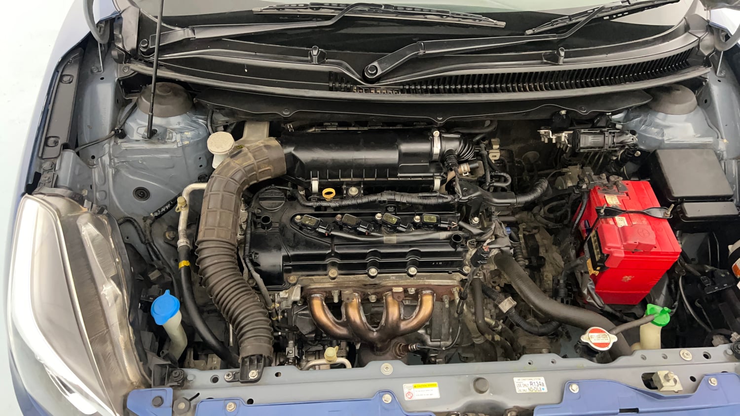 Used 2018 Maruti Suzuki Baleno Alpha 1.2 AT Petrol Automatic engine ENGINE RIGHT SIDE VIEW