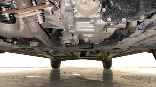 Used 2024 Maruti Suzuki XL6 Alpha AT Petrol Petrol Automatic extra FRONT LEFT UNDERBODY VIEW