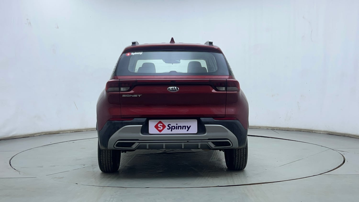 Used 2021 Kia Sonet HTX 1.5 Diesel Manual exterior BACK VIEW