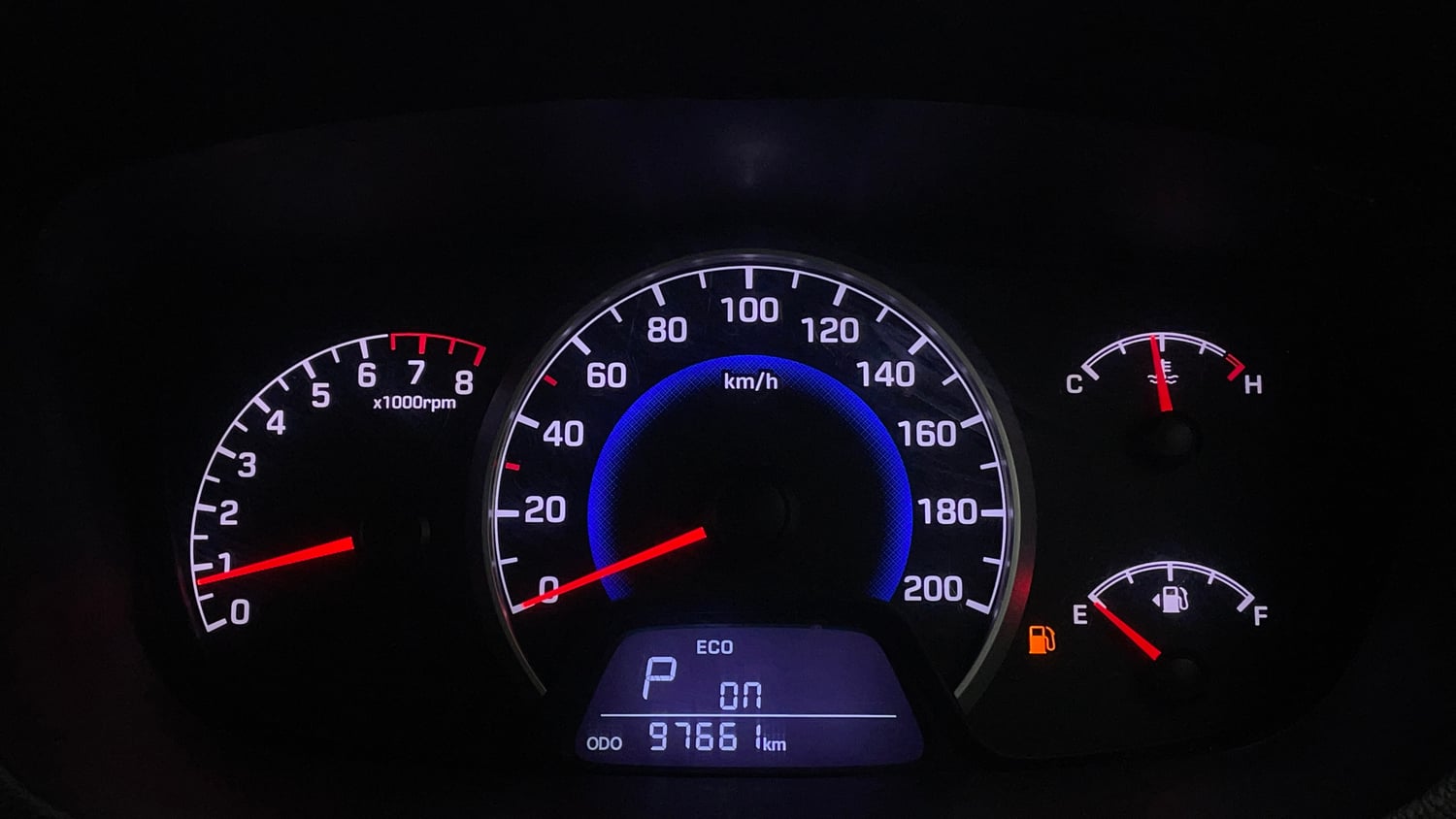 Used 2017 Hyundai Grand i10 Sportz (O) AT 1.2 Kappa VTVT Petrol Automatic interior CLUSTERMETER VIEW
