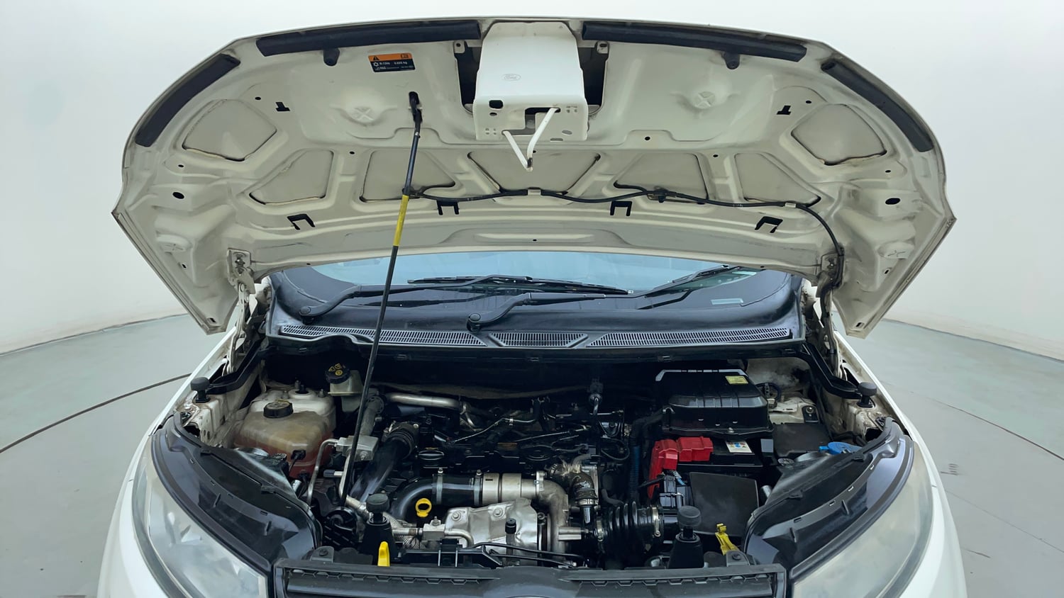 Used 2014 Ford EcoSport Trend 1.5 TDCi Diesel Manual engine ENGINE & BONNET OPEN FRONT VIEW