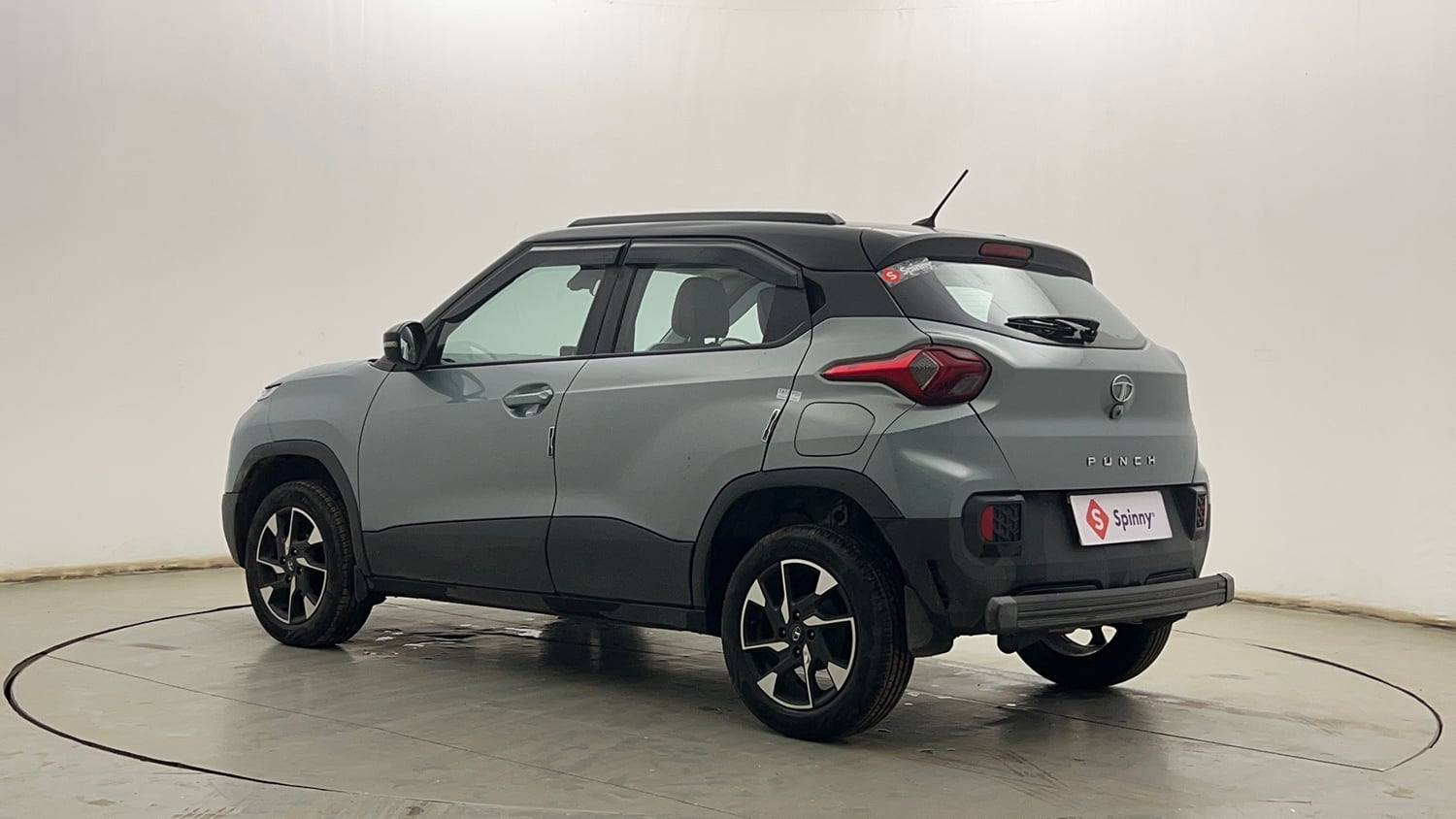 Used 2023 Tata Punch Creative Dual Tone AMT Petrol Automatic exterior LEFT REAR CORNER VIEW