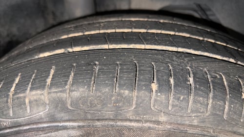 Used 2018 Ford Figo Aspire Titanium1.5 TDCi Diesel Manual tyres RIGHT REAR TYRE TREAD VIEW