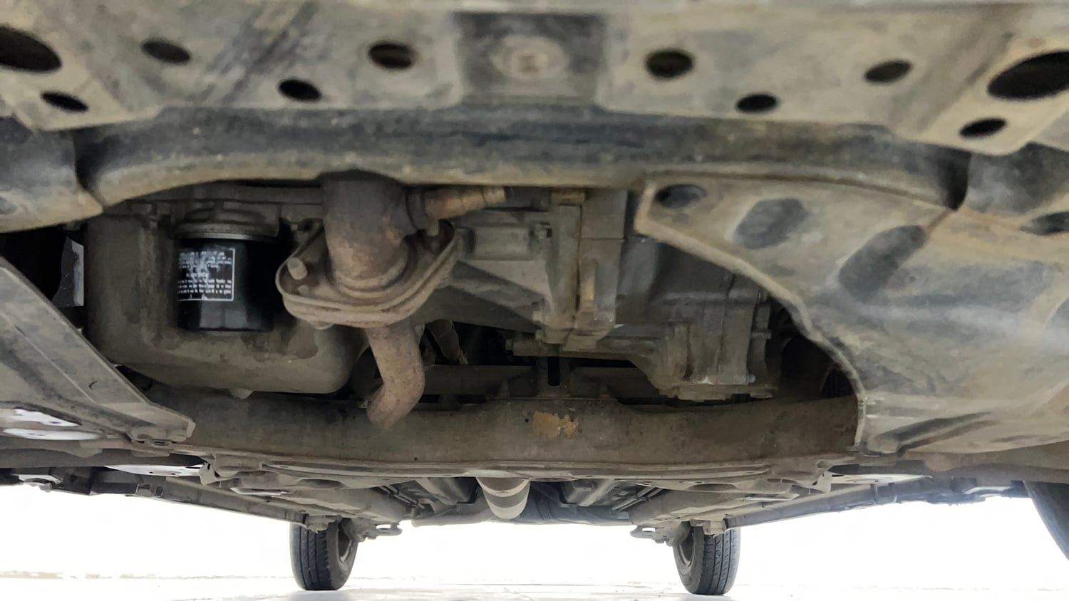 Used 2016 Maruti Suzuki Swift Dzire VXI Petrol Manual extra FRONT LEFT UNDERBODY VIEW