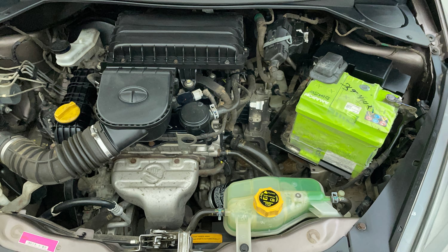 Used 2020 Tata Tigor Revotron XZA Petrol Automatic engine ENGINE LEFT SIDE VIEW
