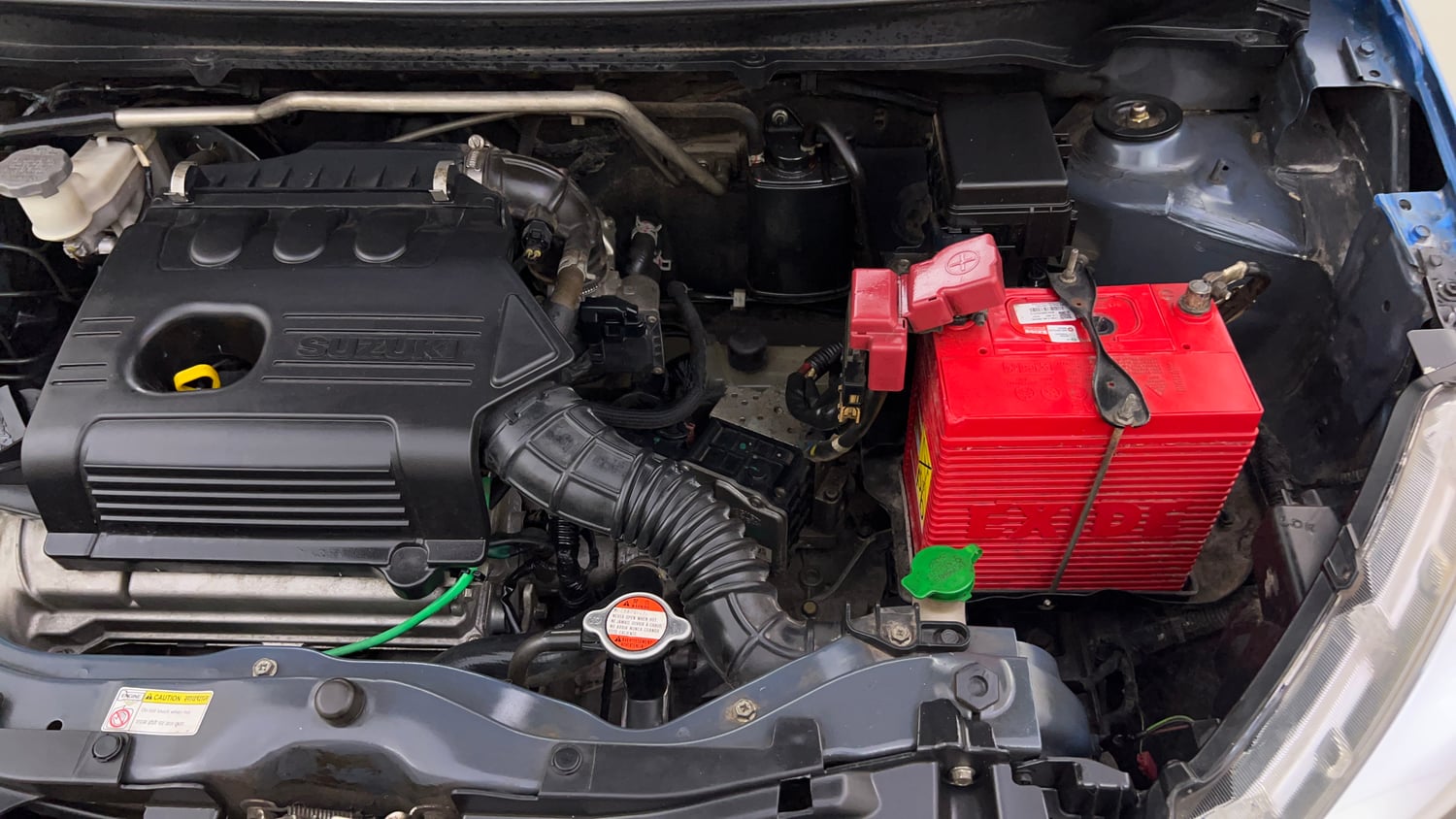 Used 2015 Maruti Suzuki Celerio VXi AMT Petrol Automatic engine ENGINE LEFT SIDE VIEW