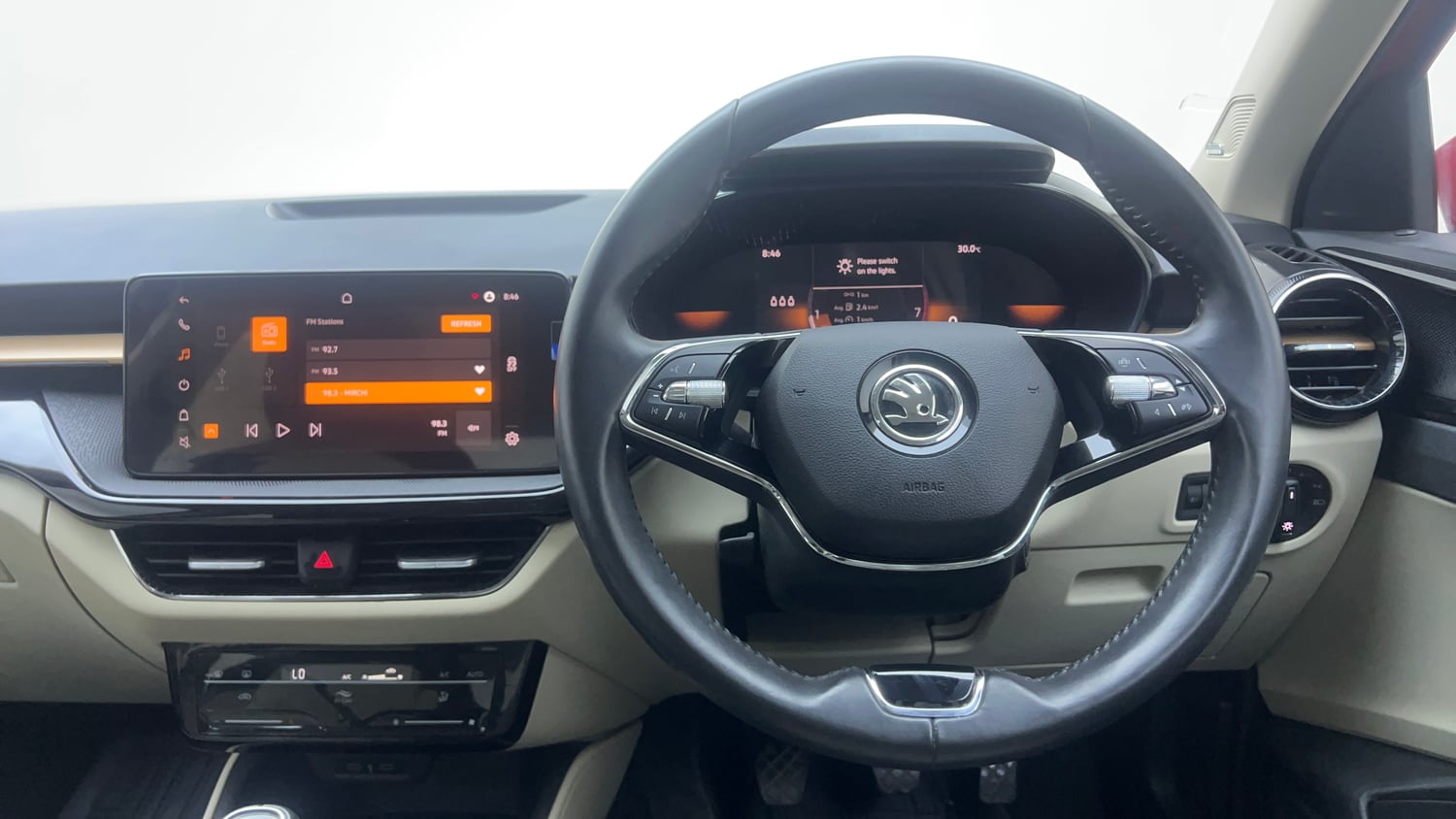 Used 2025 Skoda Slavia Style 1.0L TSI MT Petrol Manual interior STEERING VIEW