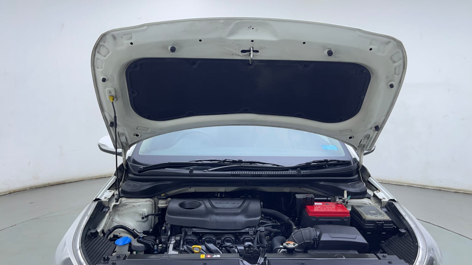 Used 2018 Hyundai Verna SX (O) 1.6 VTVT AT Petrol Automatic engine ENGINE & BONNET OPEN FRONT VIEW