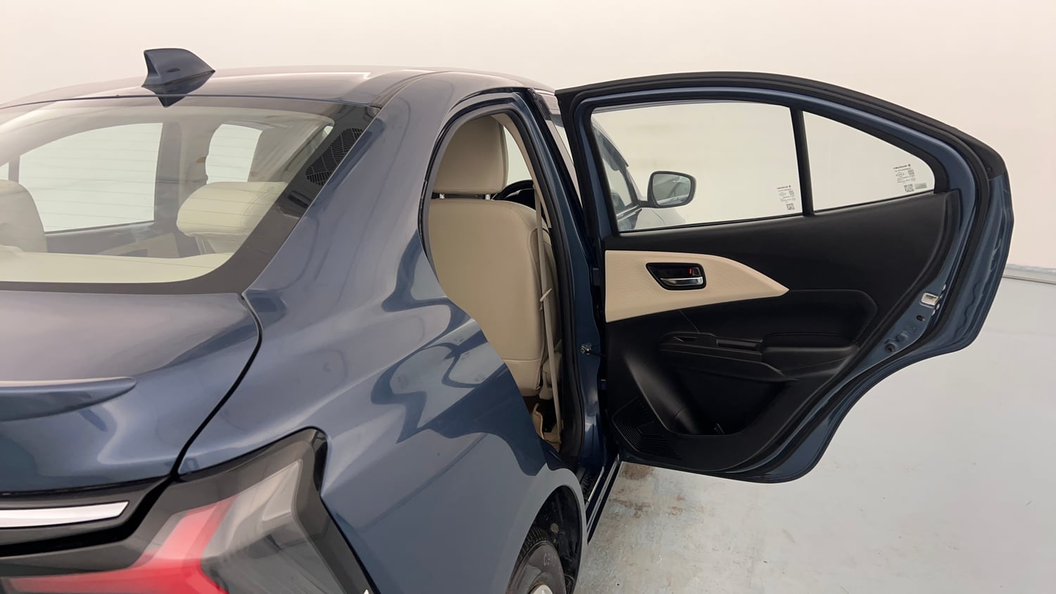 Used 2026 Maruti Suzuki Dzire VXi AMT Petrol Automatic interior RIGHT REAR DOOR OPEN VIEW