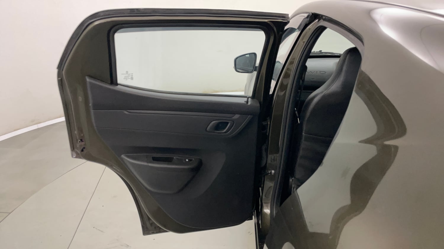 Used 2023 Renault Kwid RXT 1.0 Petrol Manual interior LEFT REAR DOOR OPEN VIEW