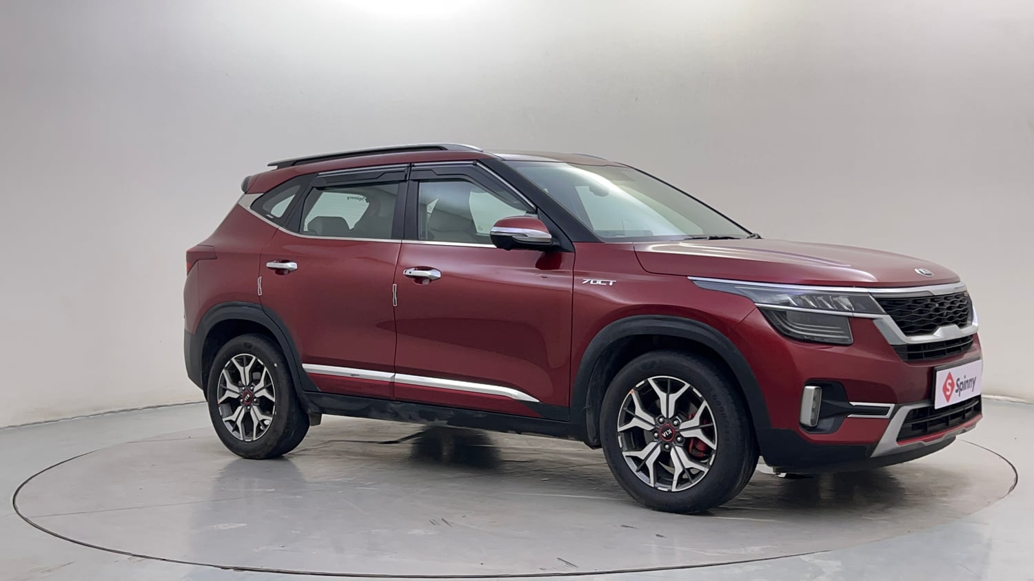 Used 2019 kia Seltos GTX Plus DCT 1.4 Petrol Automatic exterior RIGHT FRONT CORNER VIEW