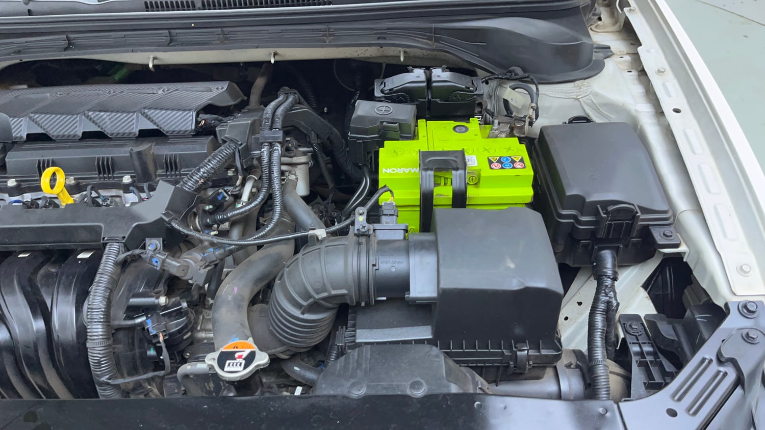 Used 2024 Hyundai Verna SX (O) 1.5 Petrol IVT Petrol Automatic engine ENGINE LEFT SIDE VIEW