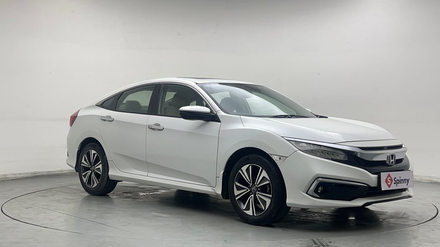 Used 2019 Honda Civic ZX CVT Petrol Petrol Automatic exterior RIGHT FRONT CORNER VIEW