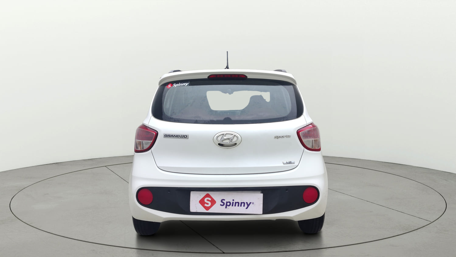 Used 2020 Hyundai Grand i10 Sportz 1.2 Kappa VTVT Petrol Manual exterior BACK VIEW