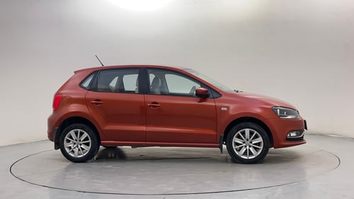Used 2014 Volkswagen Polo Highline1.2L (P) Petrol Manual exterior RIGHT SIDE VIEW