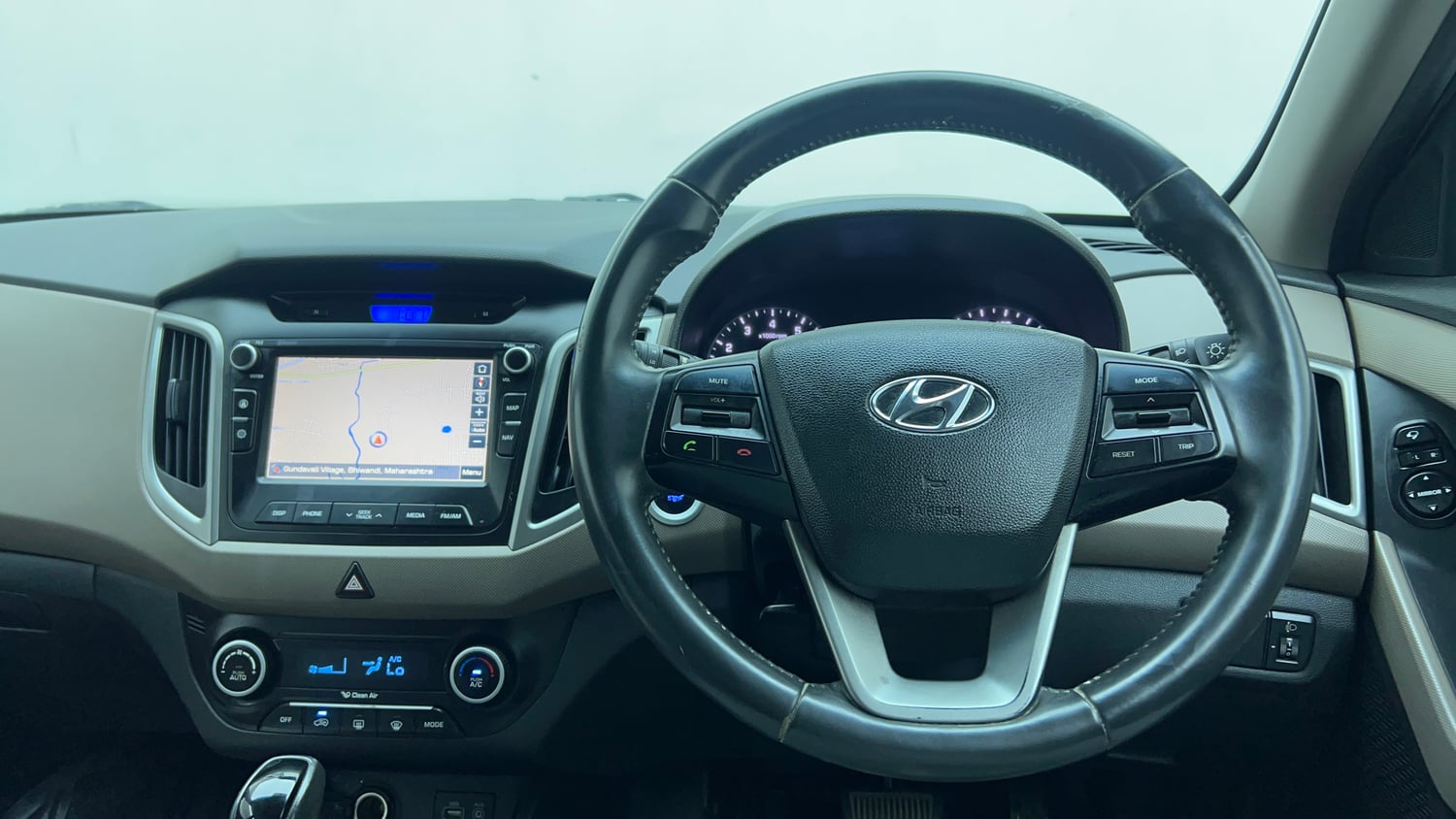 Used 2017 Hyundai Creta 1.6 SX Plus AT Petrol Petrol Automatic interior STEERING VIEW
