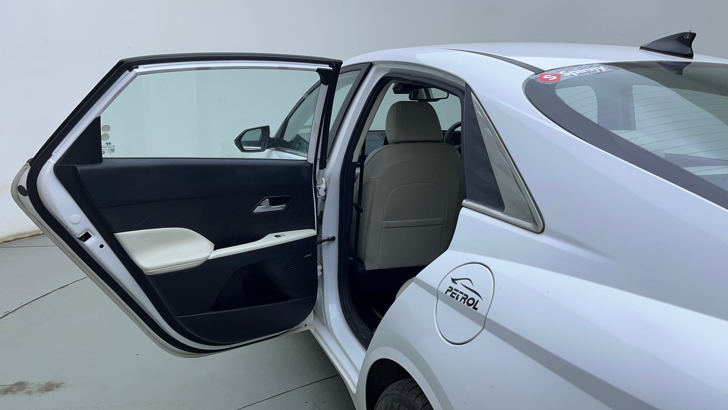 Used 2024 Hyundai Verna SX (O) 1.5 Petrol IVT Petrol Automatic interior LEFT REAR DOOR OPEN VIEW