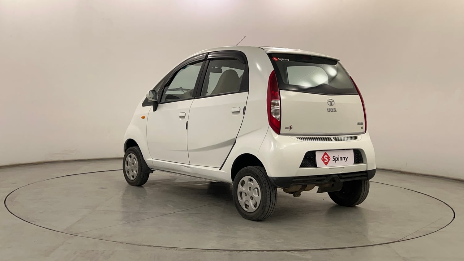 Used 2015 Tata Nano Twist XT Petrol Manual exterior LEFT REAR CORNER VIEW
