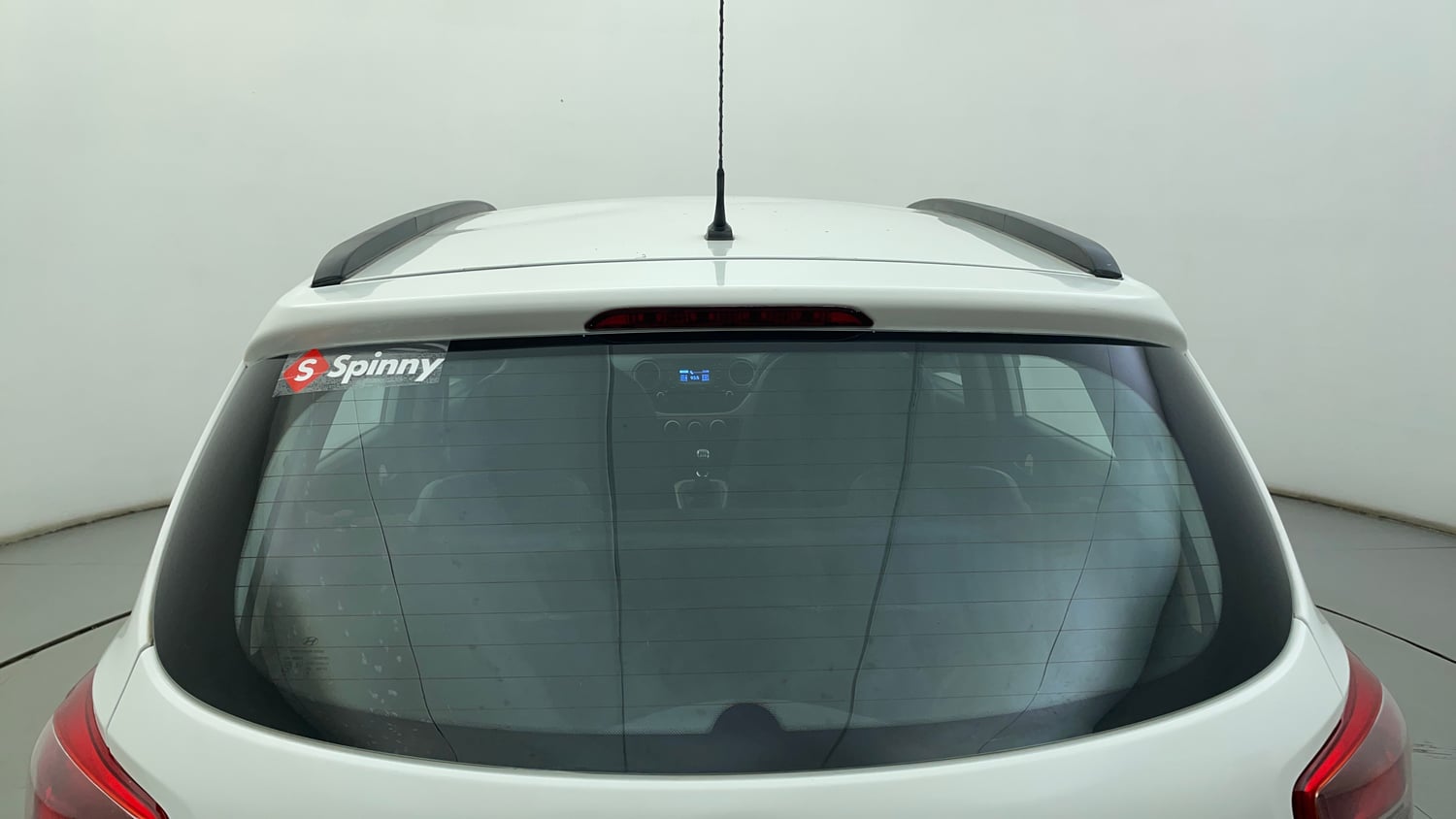 Used 2015 Hyundai Grand i10 Sportz 1.2 Kappa VTVT Petrol Manual exterior BACK WINDSHIELD VIEW