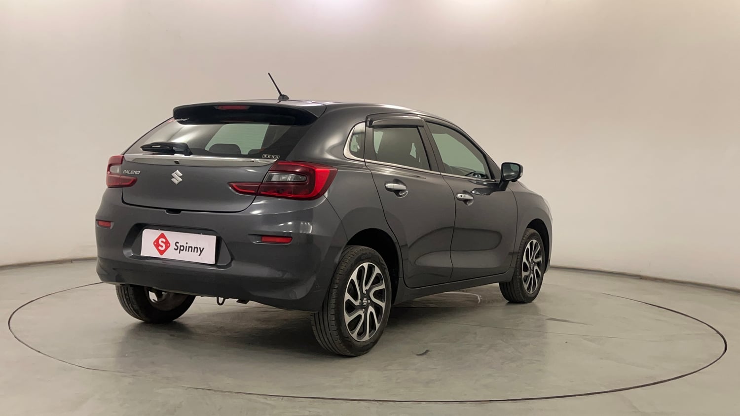 Used 2023 Maruti Suzuki Baleno Alpha AGS Petrol Automatic exterior RIGHT REAR CORNER VIEW